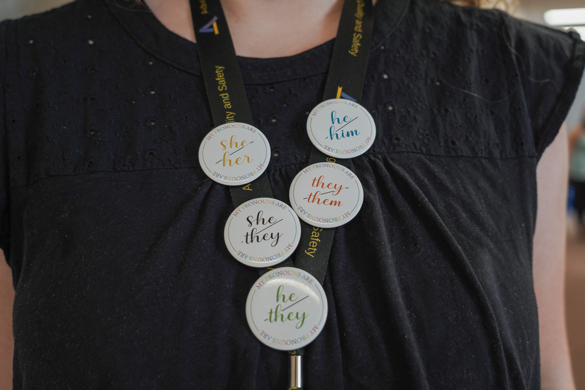 Pronoun Buttons