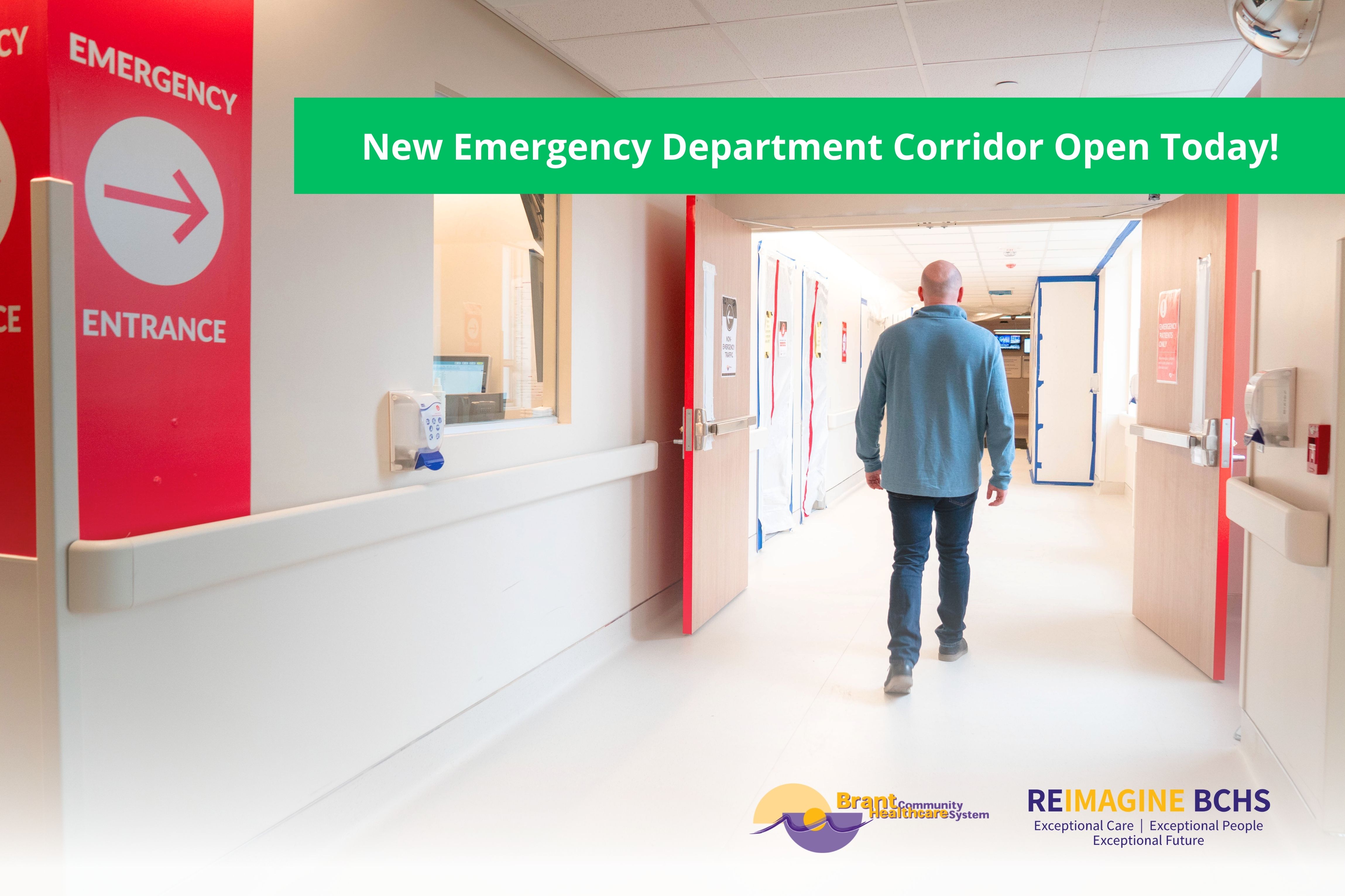 New Emergency Department Entrance Corridor Now Open