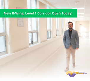 New B-Wing, Level 1 Corridor at BGH